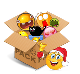 Emoticons pack, Christmas