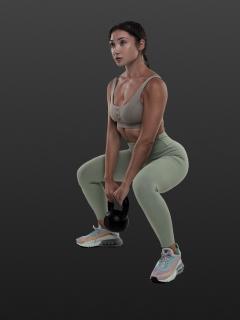 Front Guard Dumbbell Squat