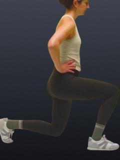 Standing lunge - Just the right thing for leg strength