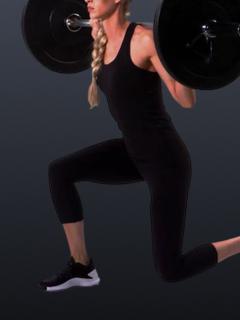 Lunges forward barbell - Boost Leg Strength and Stability!