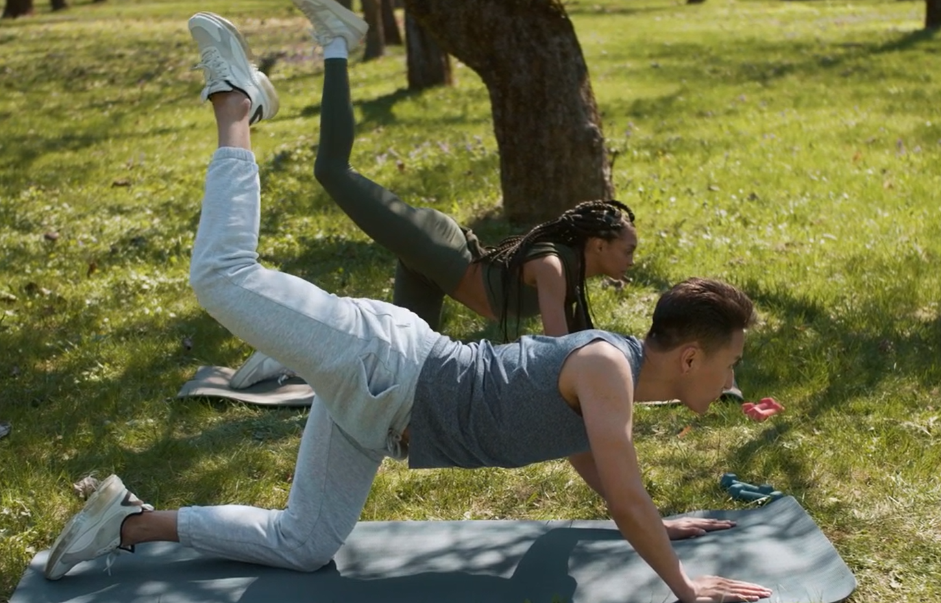 Pilates in the park