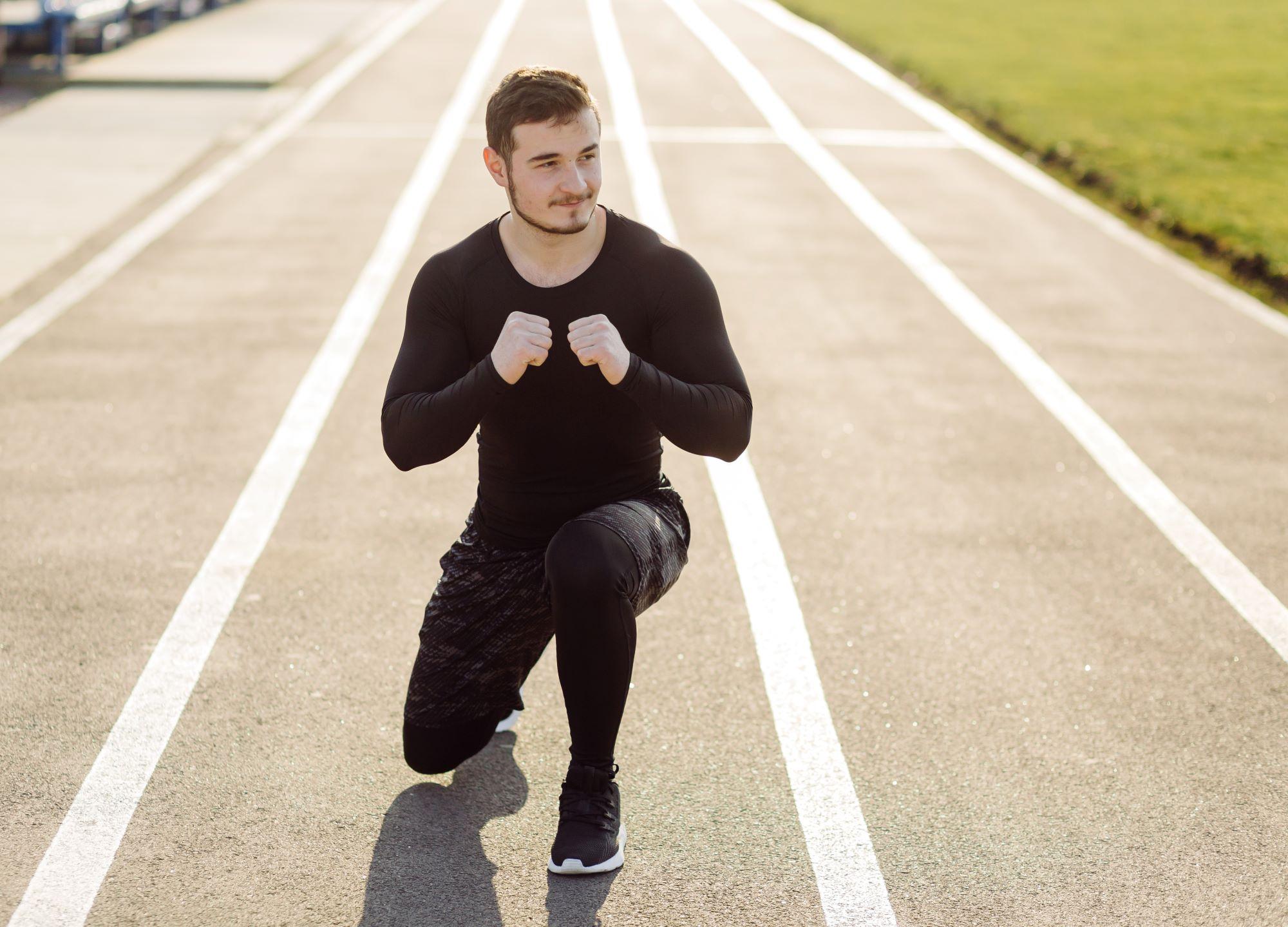 Sprinter lunges - High-intensity plyometric exercise