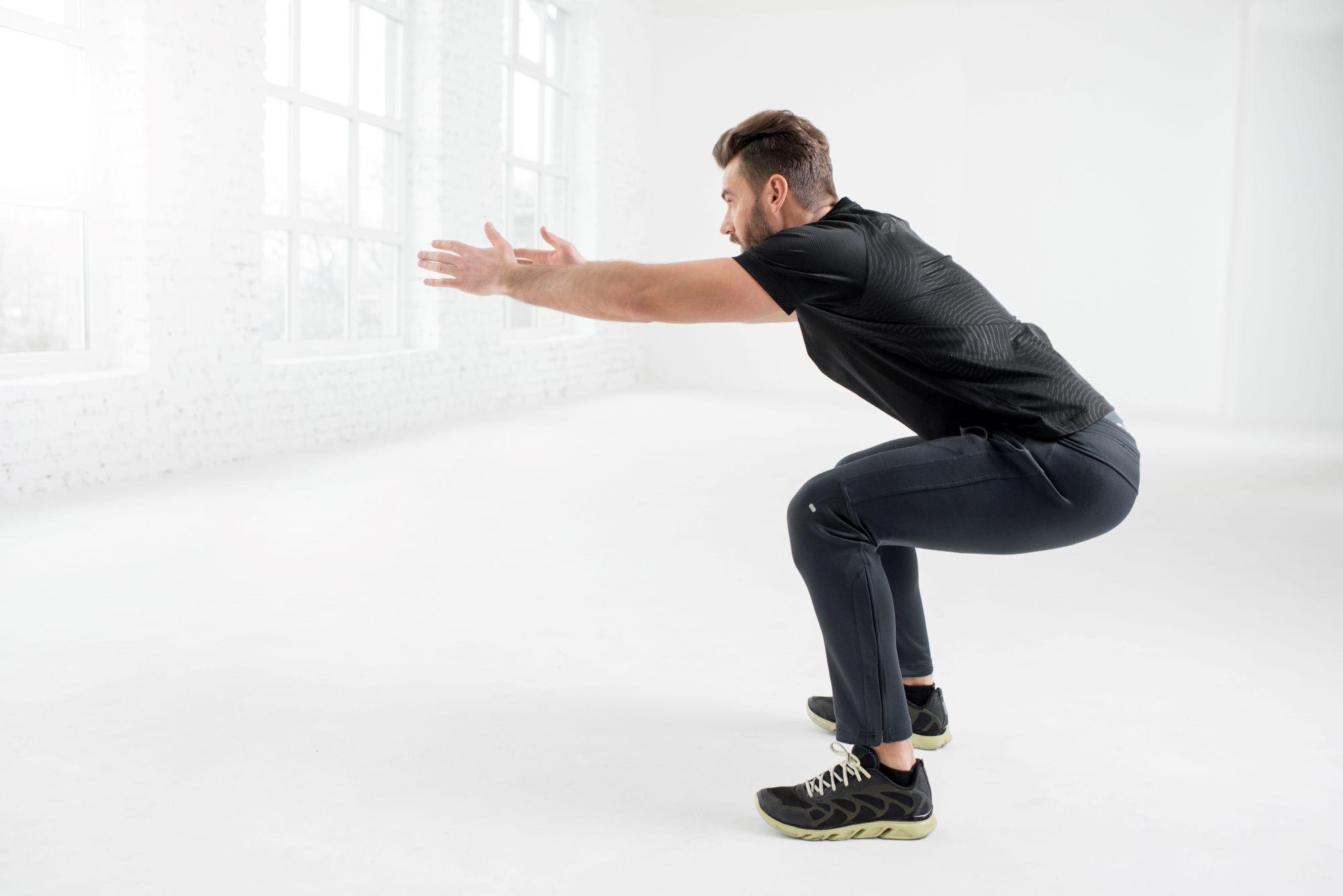 Building lower body - Iso squat